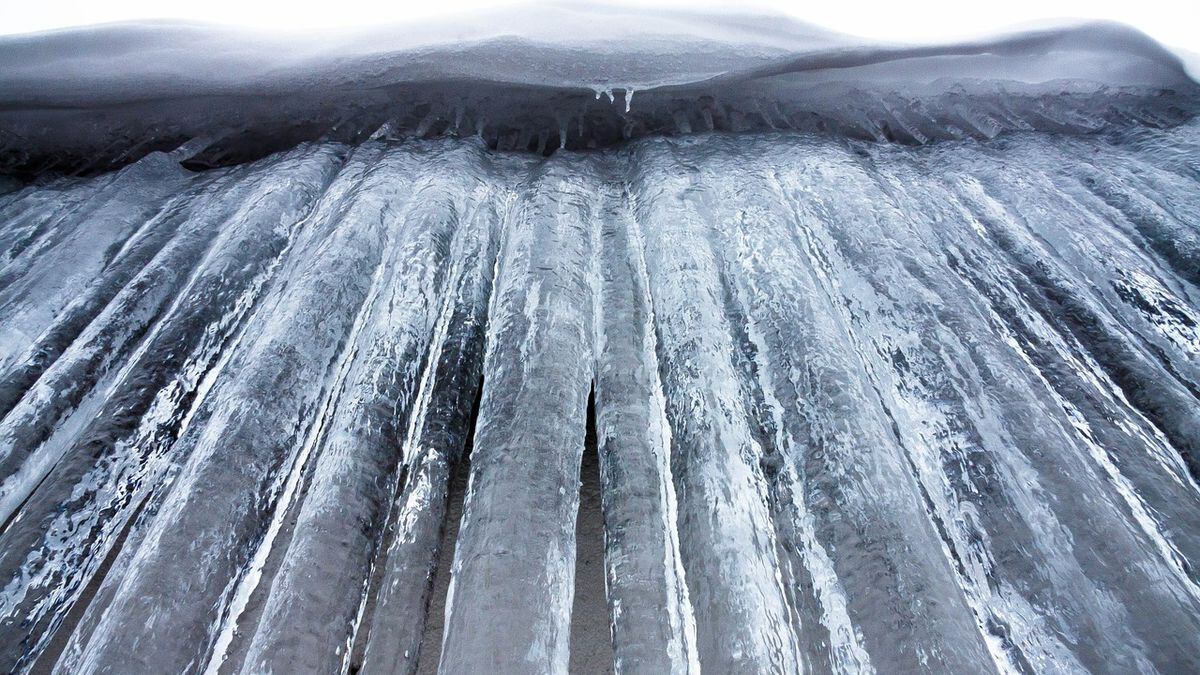 Woman killed by falling ice moments after discussing mortality with husband