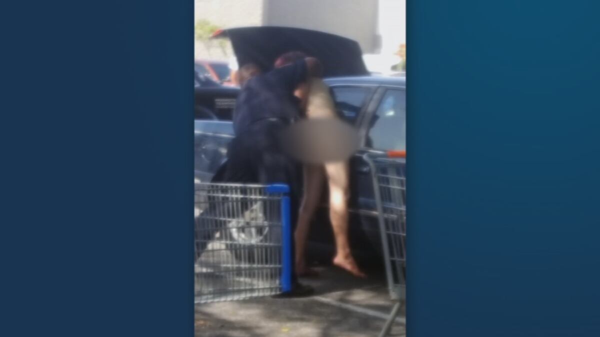 Naked Florida Man Detained Outside Of Titusville Walmart