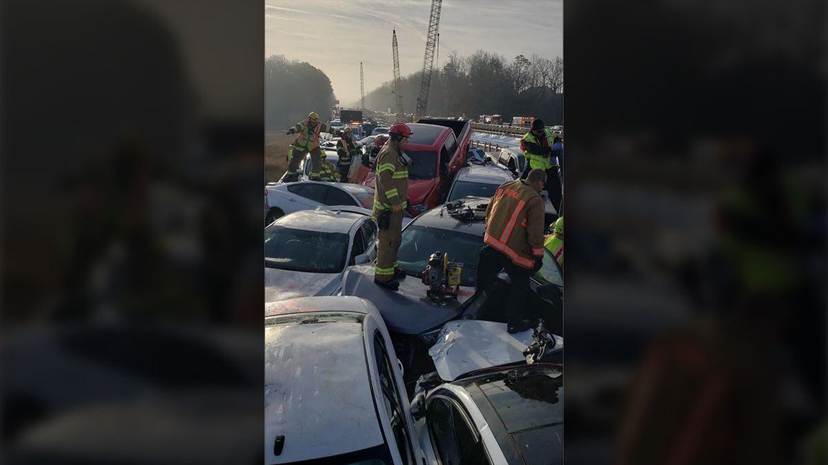 At least 51 injured in 69vehicle collision in Virginia, police say