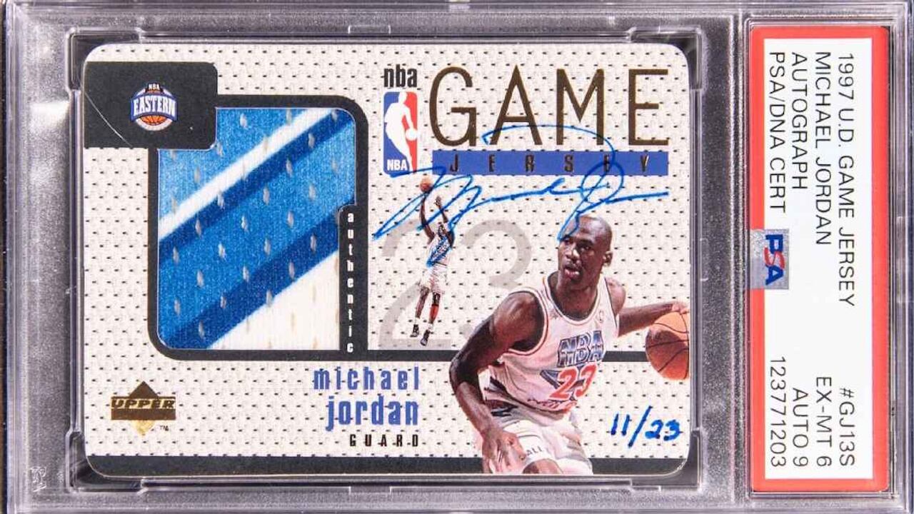 Autographed, game-used Michael Jordan card sells for record $4.25M 
